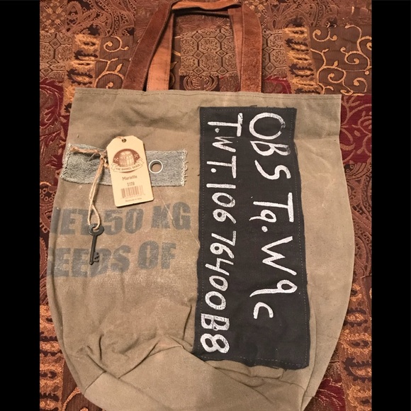 repurposed canvas bags